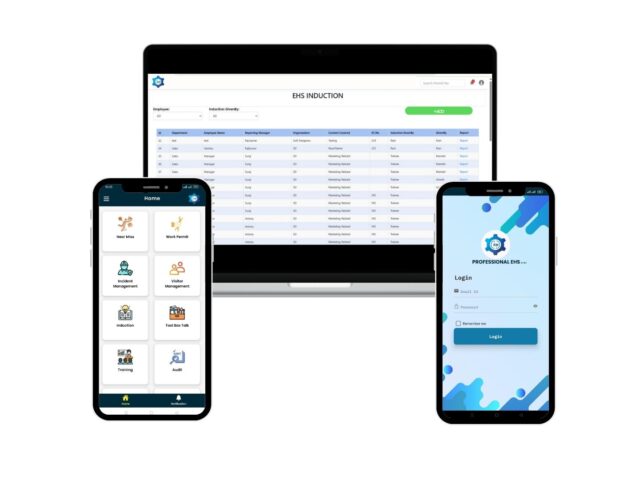 EHS Induction dashboard