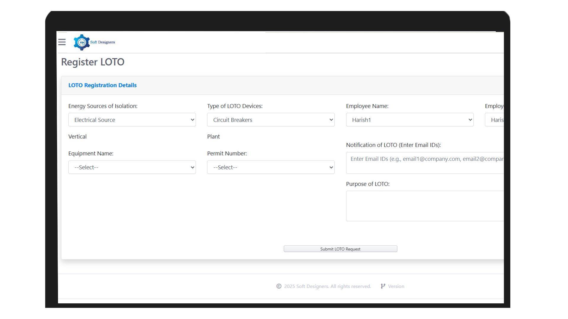Work Permit Requisition