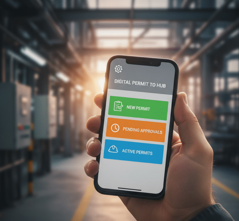 Mobile app for digital permit to work system: - Soft Designers
