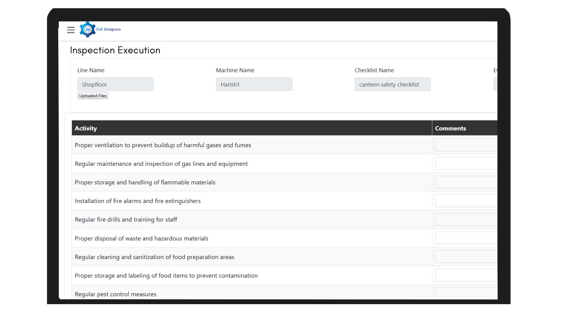 Inspection management