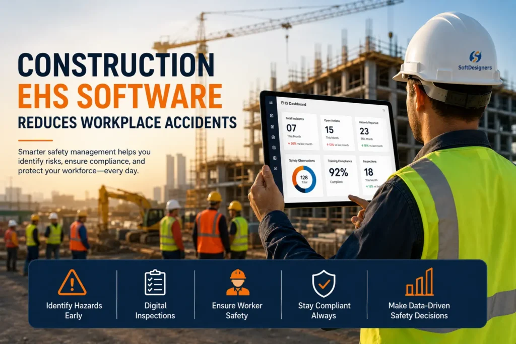 How Construction EHS Software Reduces Workplace Accidents