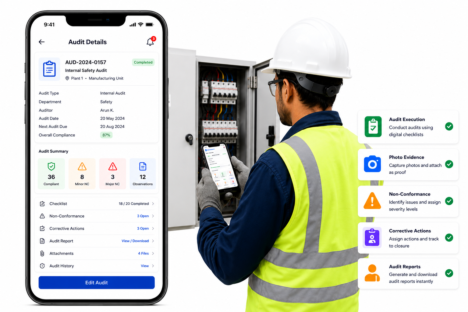 Audit Management Software Mobile App