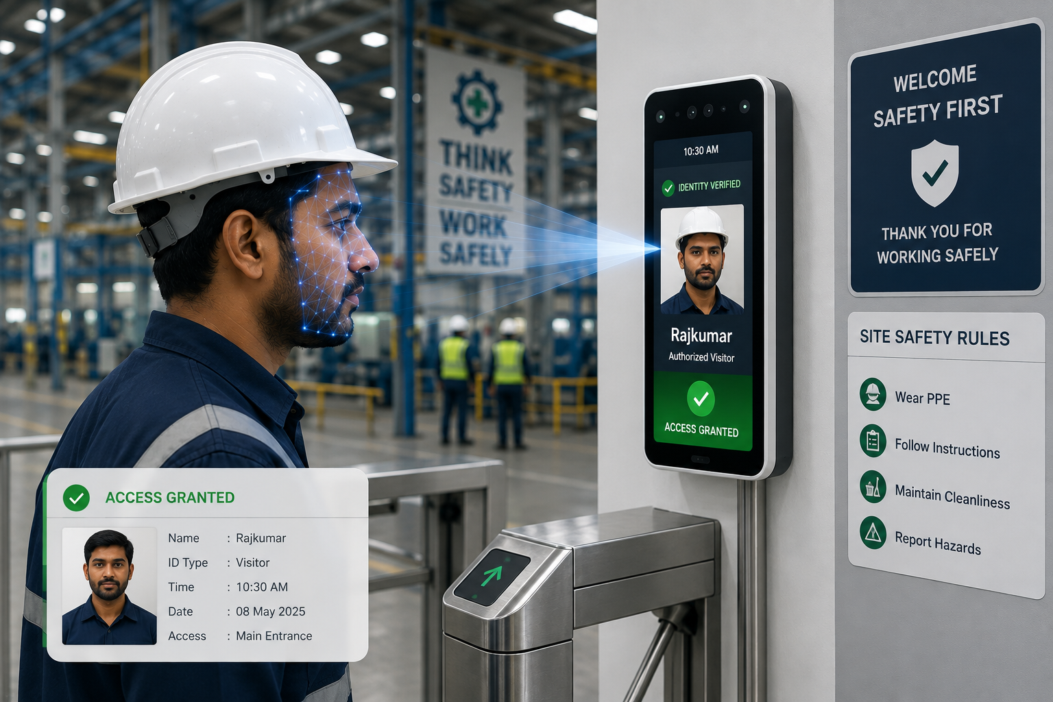 Visitor Management Software with AI facial identification