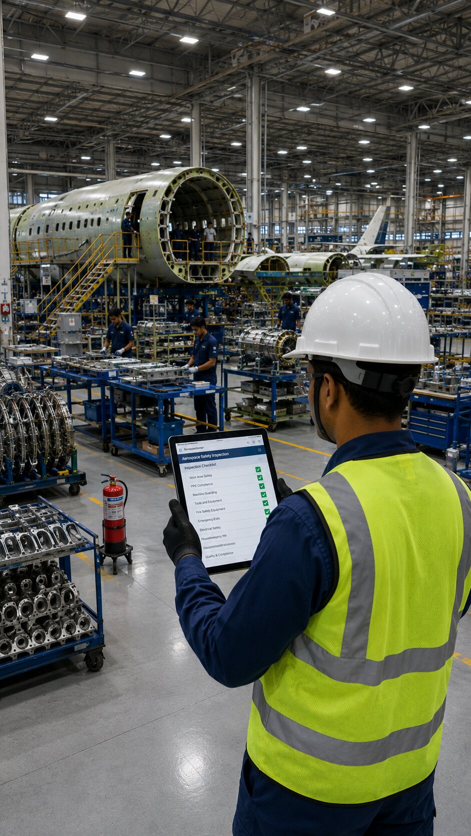 EHS software for aerospace key benefits for aircraft manufacturing and MRO safety