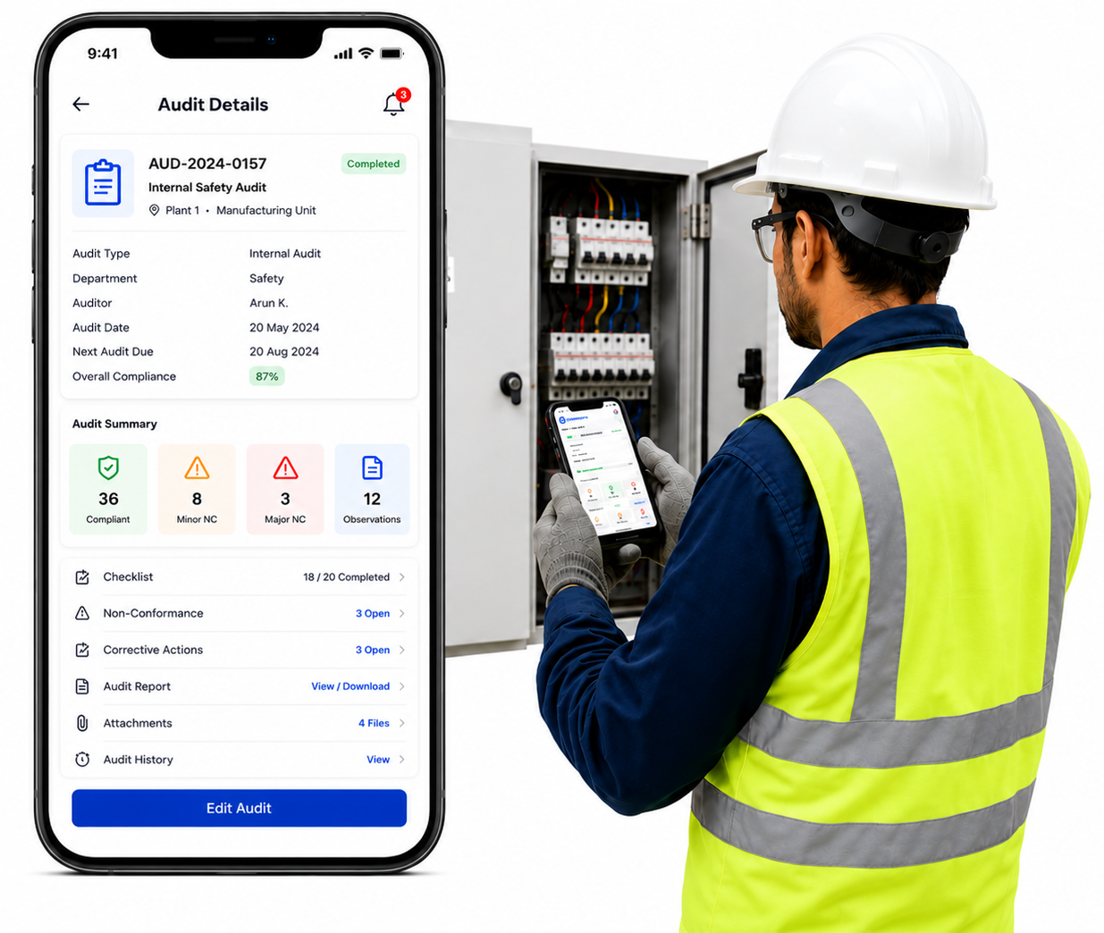 Audit Management Software Mobile App
