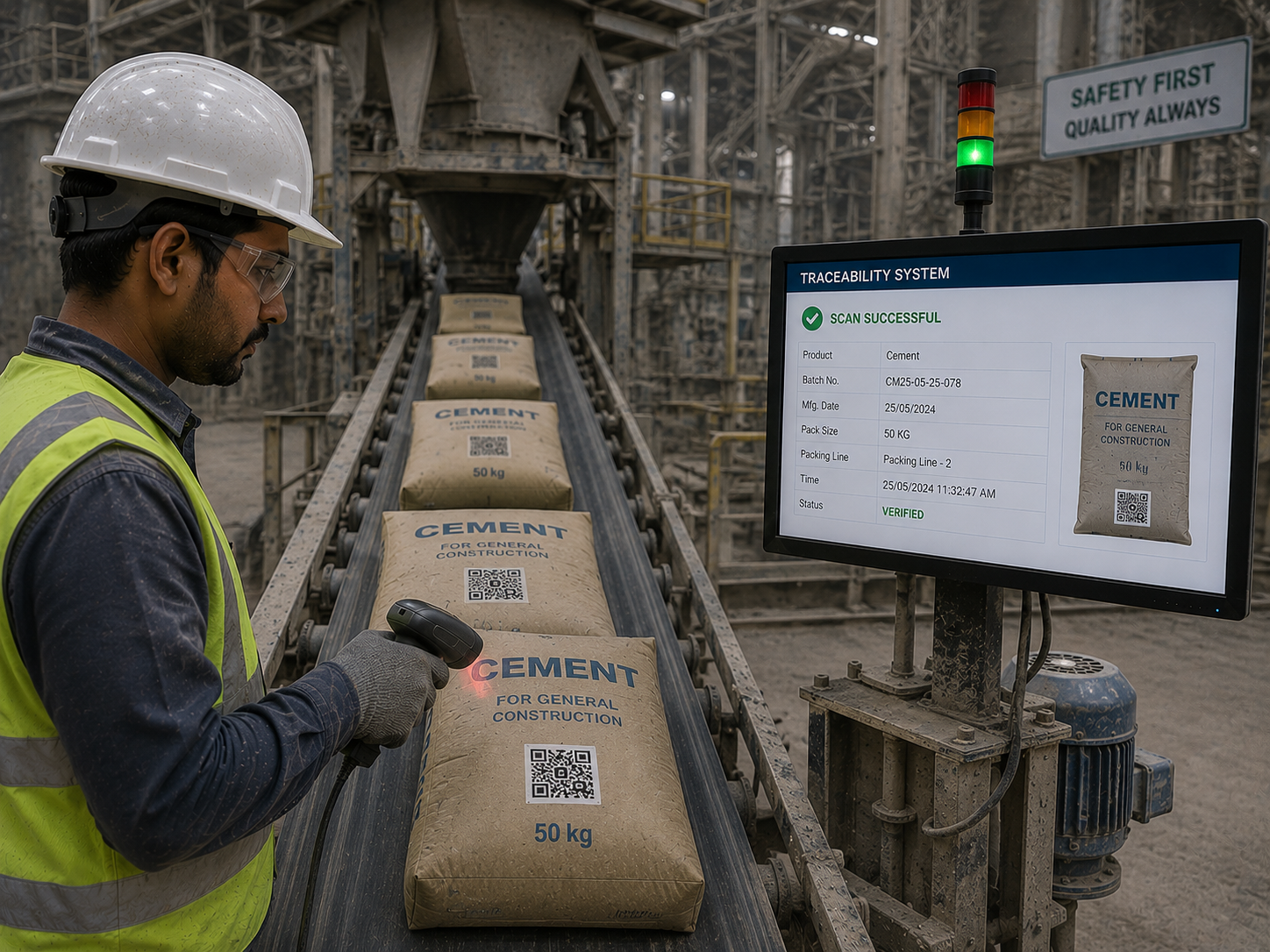 Cement Industry Industry 4.0 connected operations and equipment monitoring