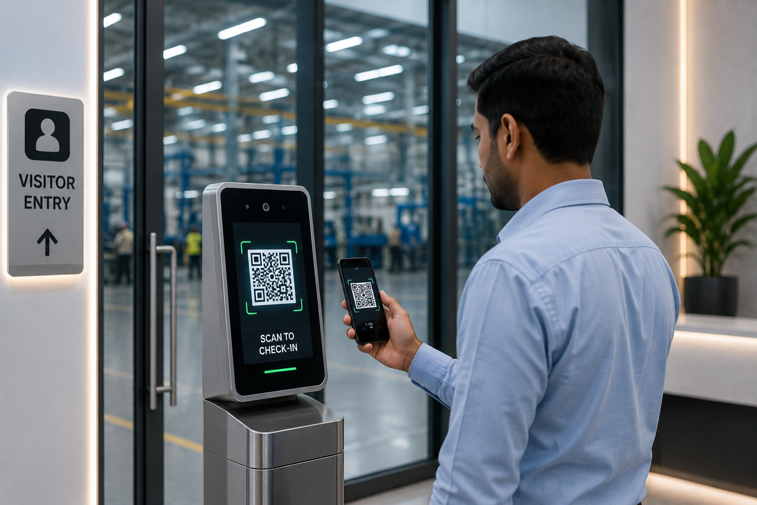 Visitor Management Software with contactless visitor entry
