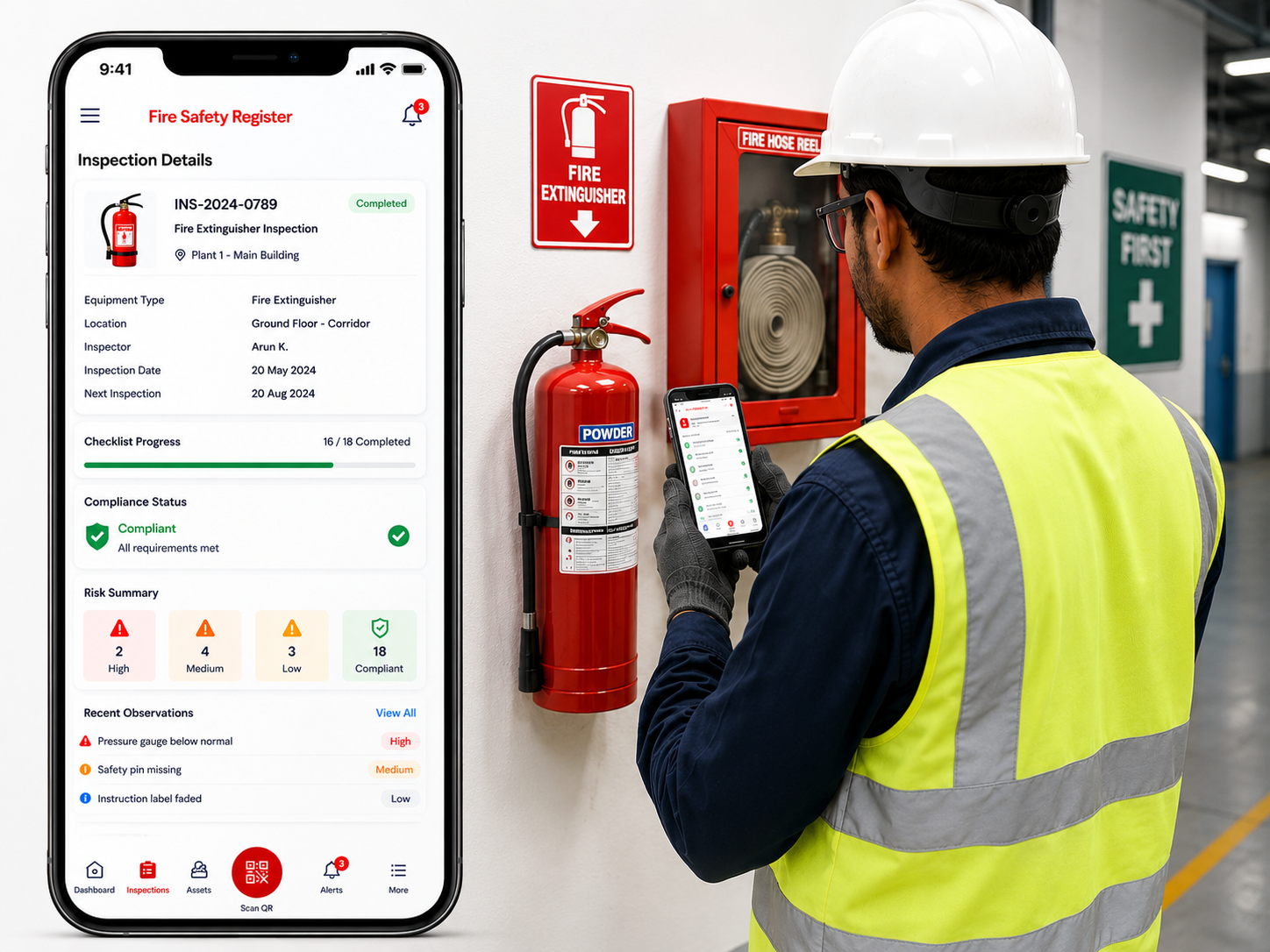 fire registers Mobile App