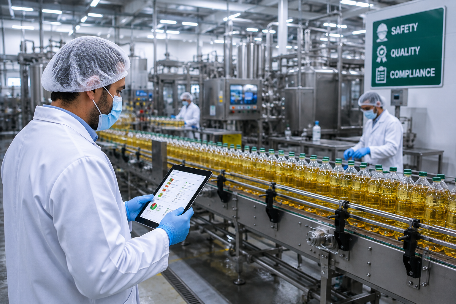 Food & Beverage Industry EHS management in a food processing facility