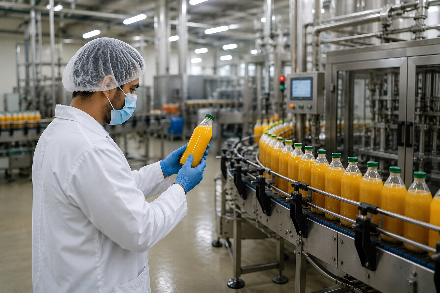 Food & Beverage Industry manufacturing facility with EHS and AI-powered safety solutions