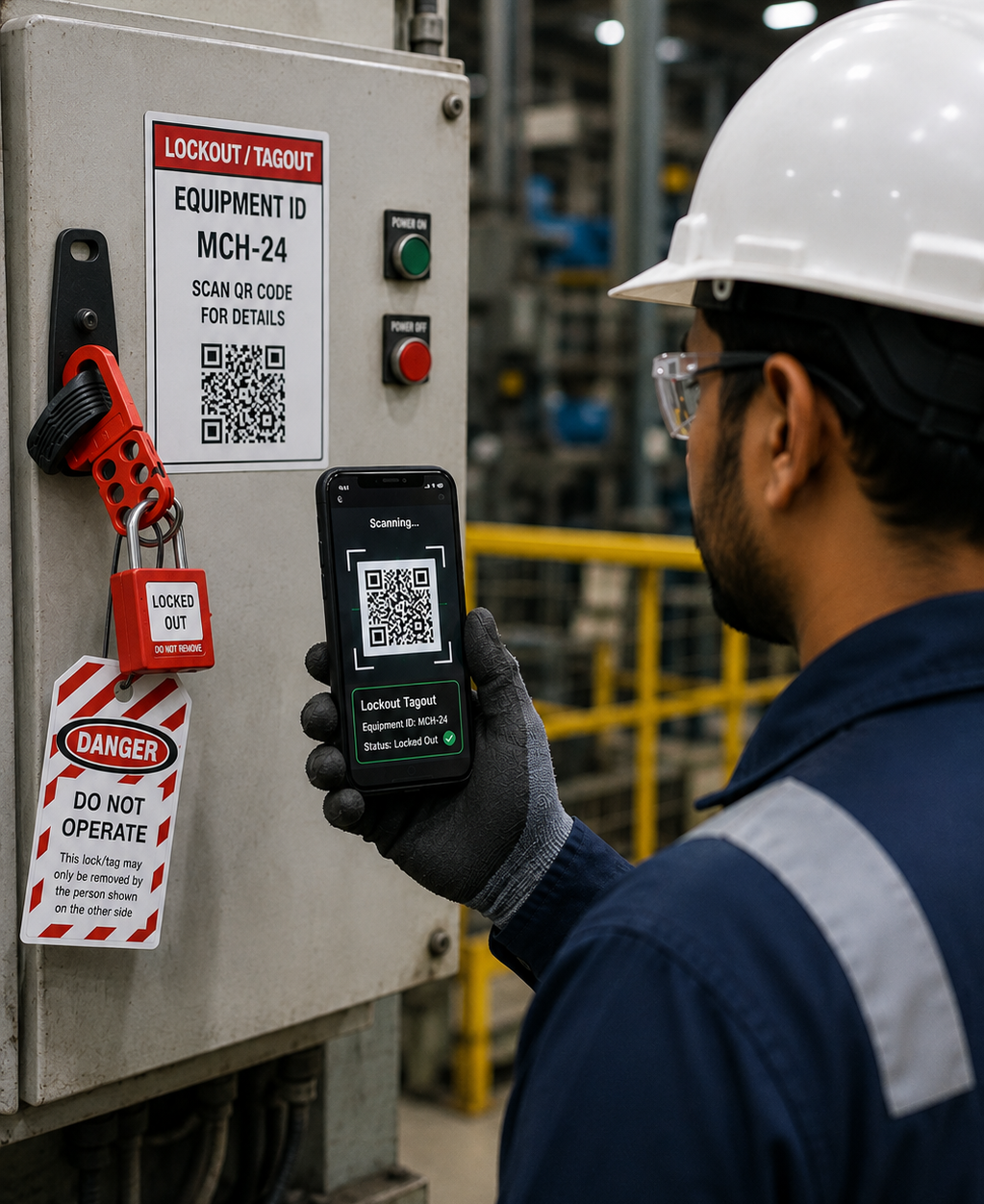 lockout Tagout Software QR Code Inspection