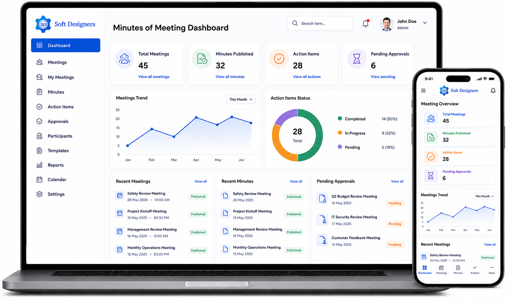 Minutes of Meeting Software Preview
