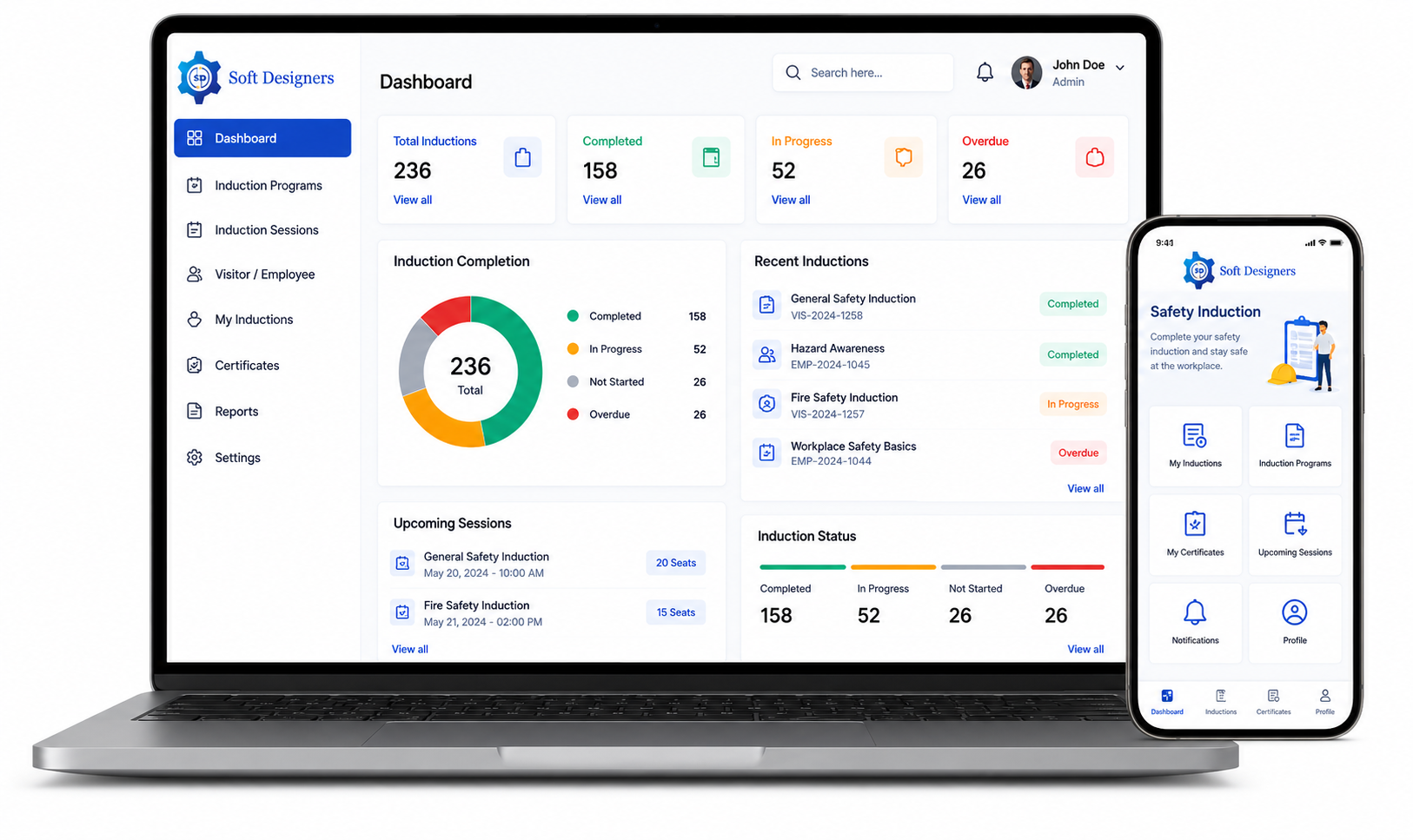 Safety Induction Software Preview