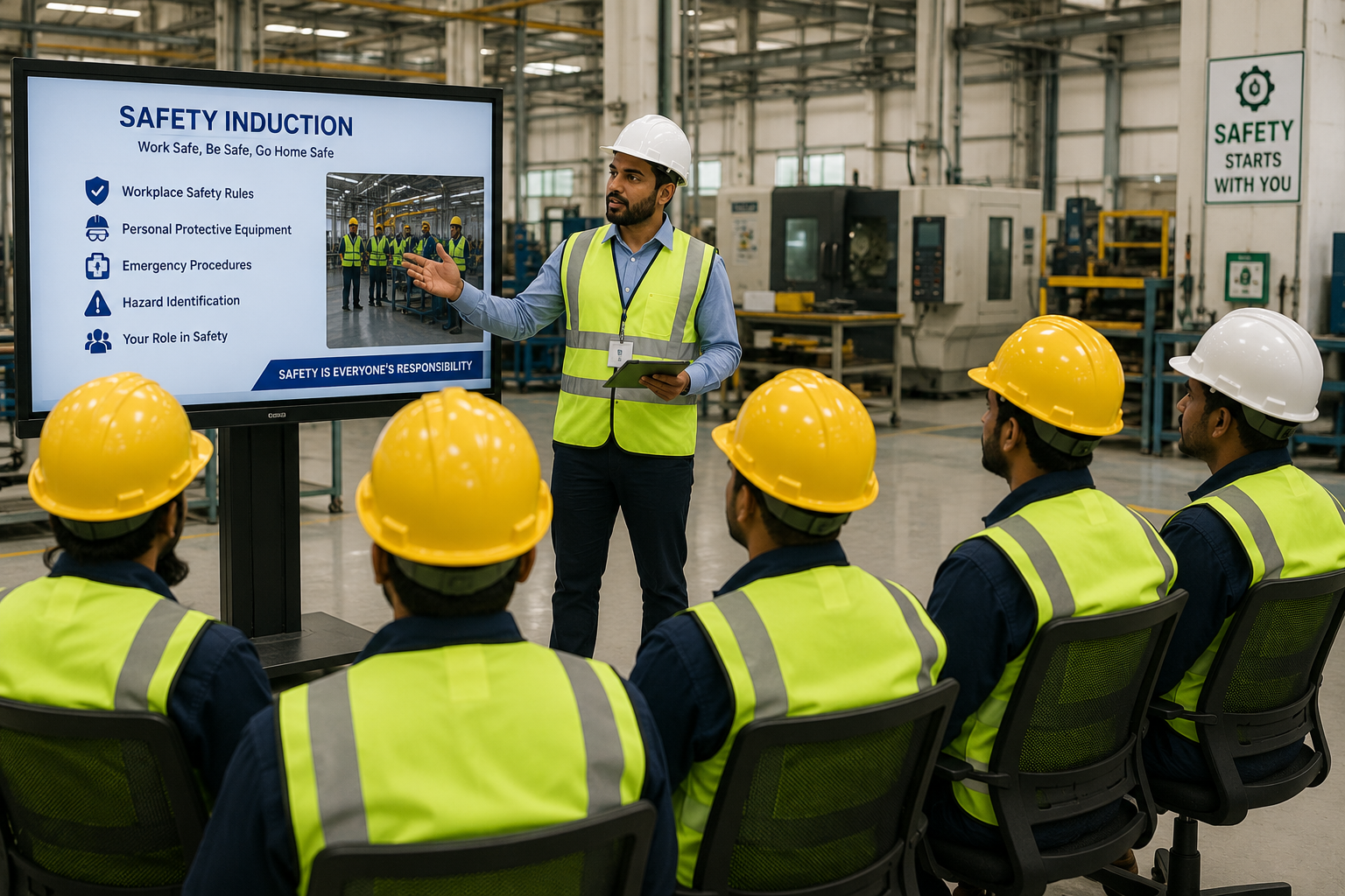 Safety Induction Software with QR-coded digital gate pass