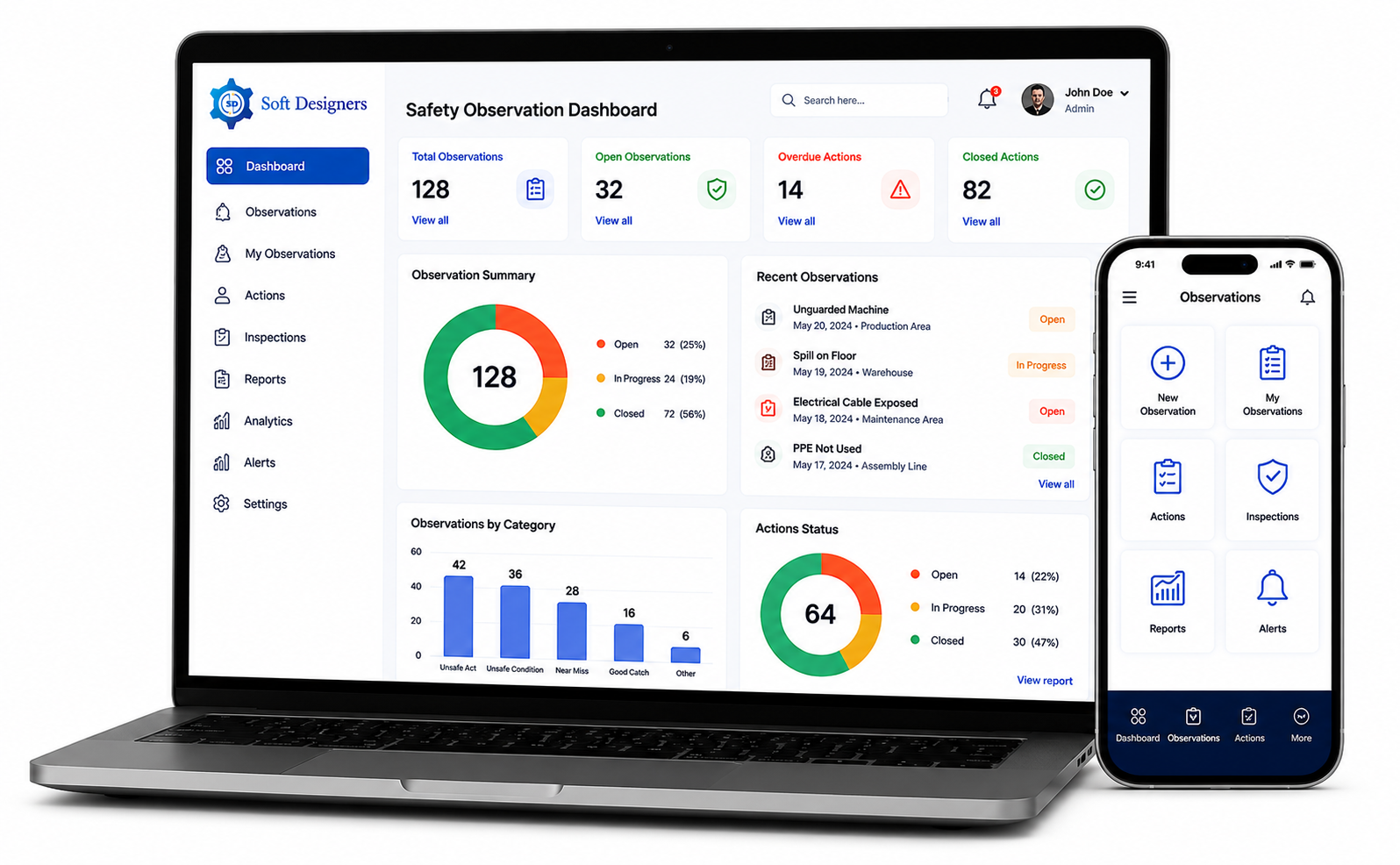 Safety Observation Reporting Software Preview