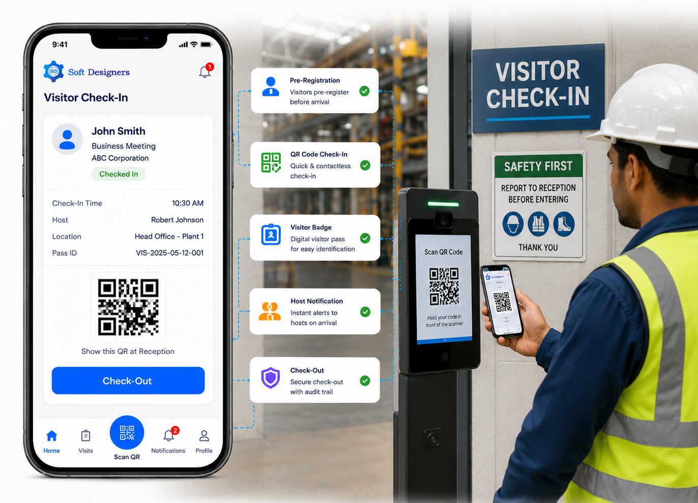 Visitor Management Software Mobile App
