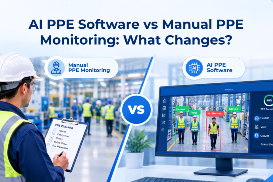 AI PPE Software vs Manual PPE Monitoring What Changes