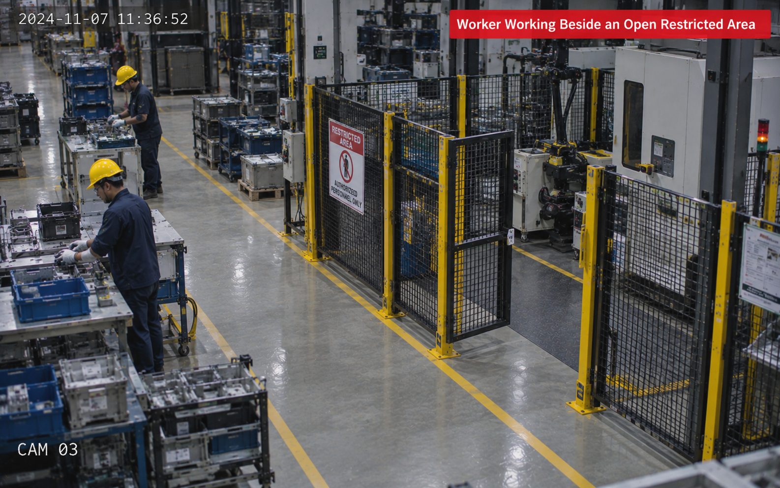 Identifying workplace safety risks on the plant floor