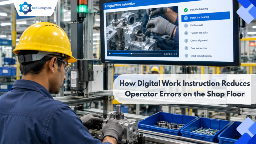 How Digital Work Instruction Reduces Operator Errors on the Shop Floor