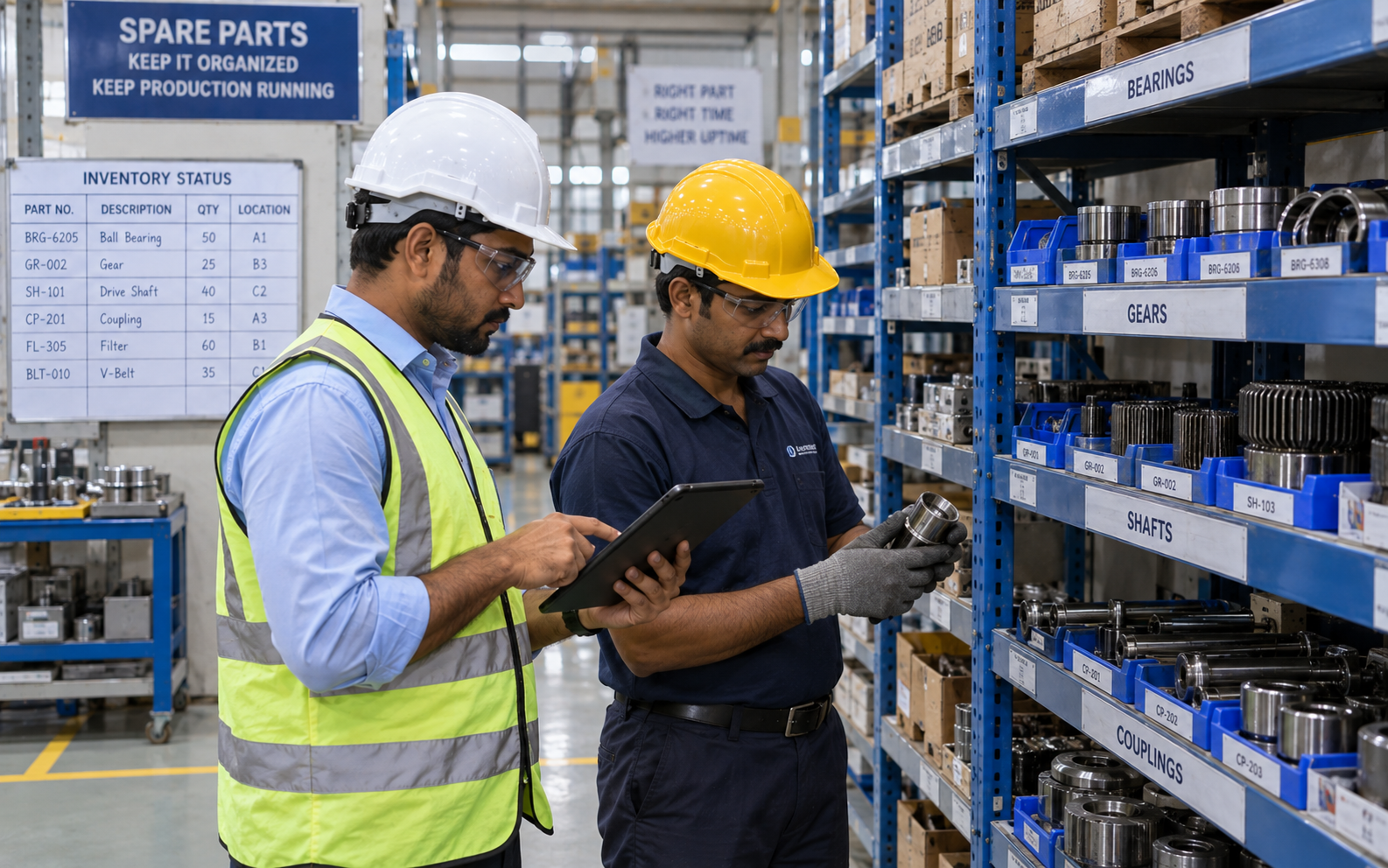 Early equipment maintenance and efficient equipment design