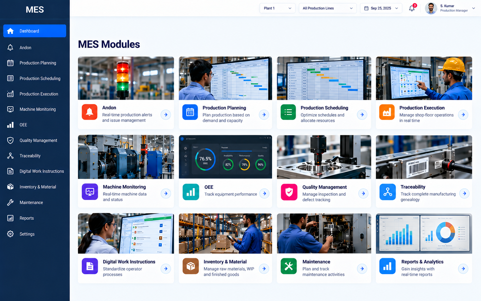 Manufacturing Execution System overview
