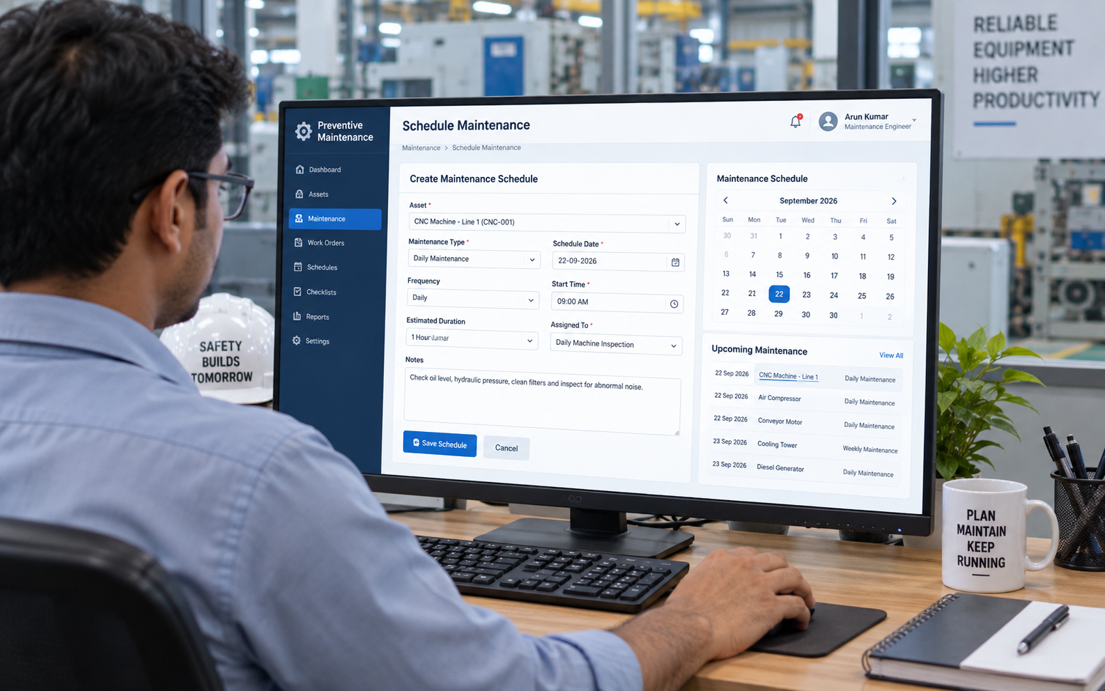 Identifying workplace safety risks on the plant floor