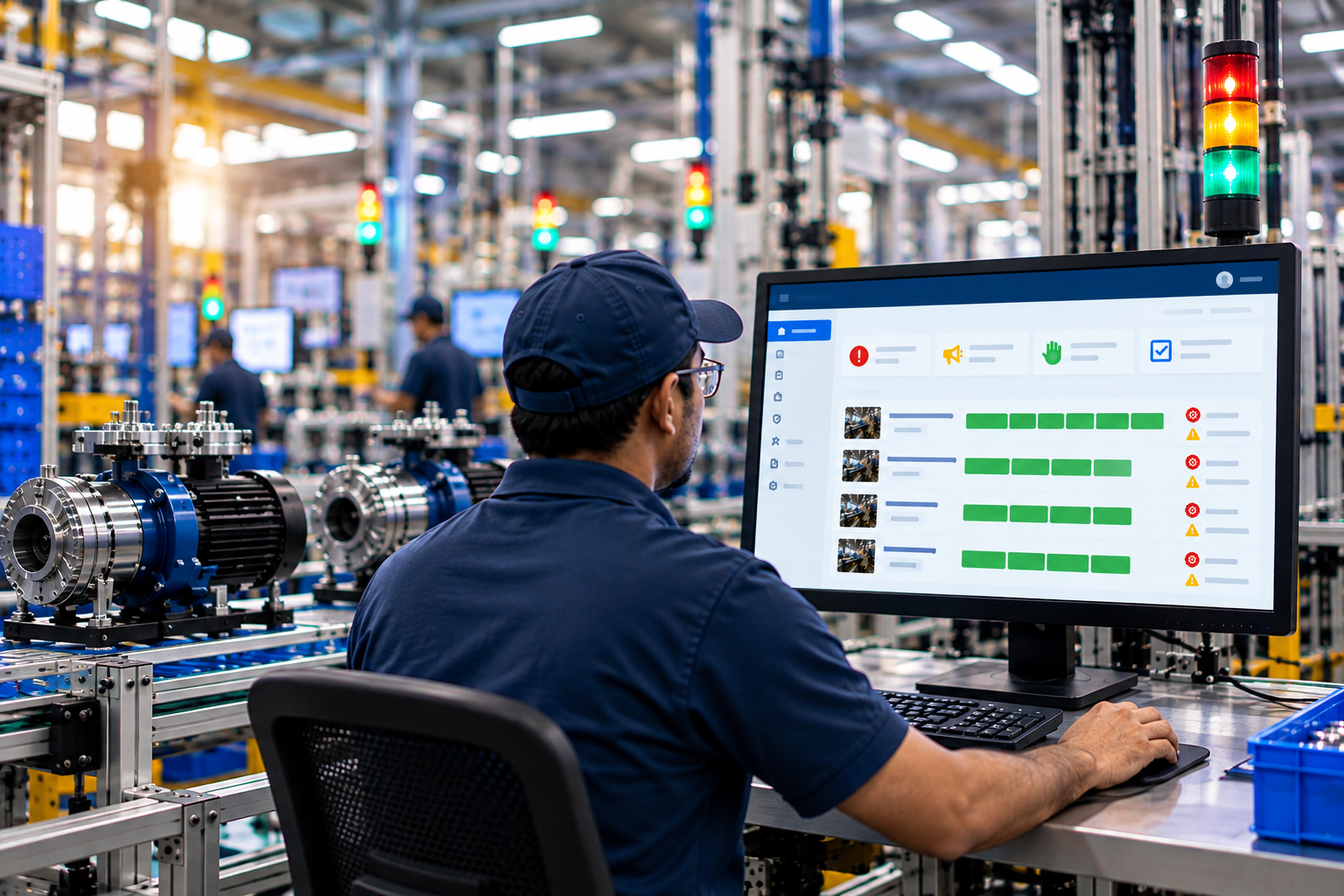 Andon Software Solution for Grundfos